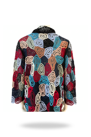 Baju Cardigan Ceruti Black Mix